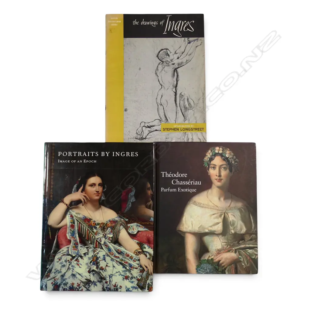 THREE PUBLICATIONS ON FRENCH PAINTING - INGRES (2) AND THEODORE CHASSERIAU Image 1++